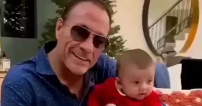 Van Damm azərbaycanlı nəvəsi ilə VİDEO