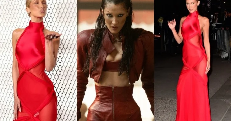 Bella Hadid rol aldığı serialın təqdimatında Fotolar