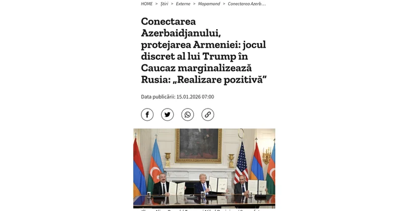 Rumıniya mediası Azərbaycandan yazdı