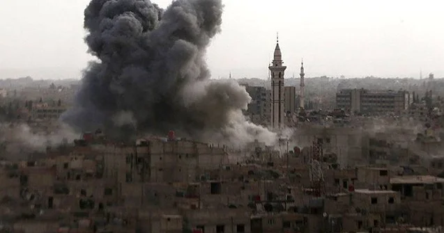 Hələbdə mülki obyektlərə hücum olub