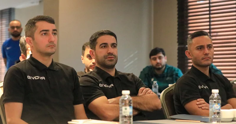 UEFA nümayəndələri azərbaycanlı hakimlərə seminar keçiblər