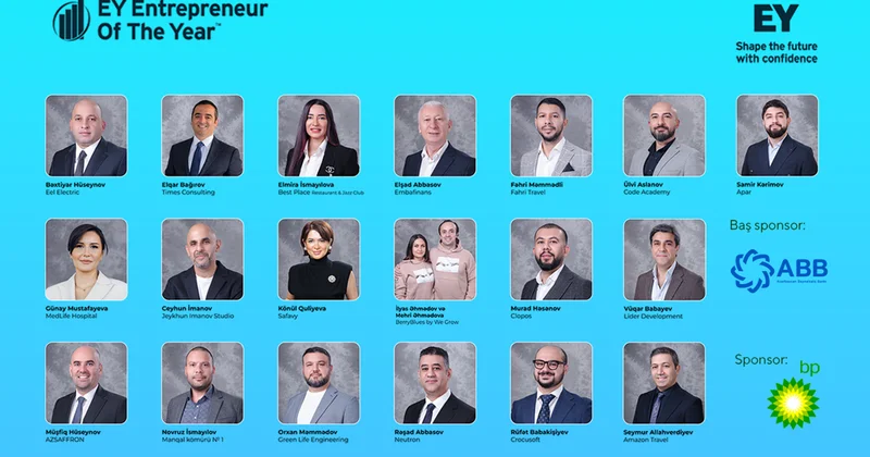ABB nin tərəfdaşlığı ilə keçirilən “EY İlin İş Adamı” müsabiqəsində yarışacaq sahibkarlar məlum oldu