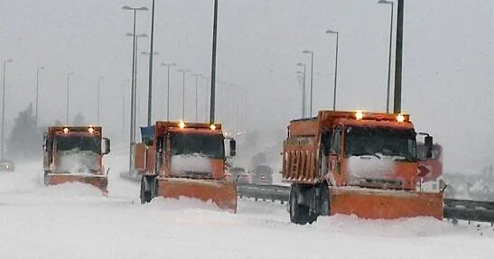 Yollar qardan belə təmizləndi Video