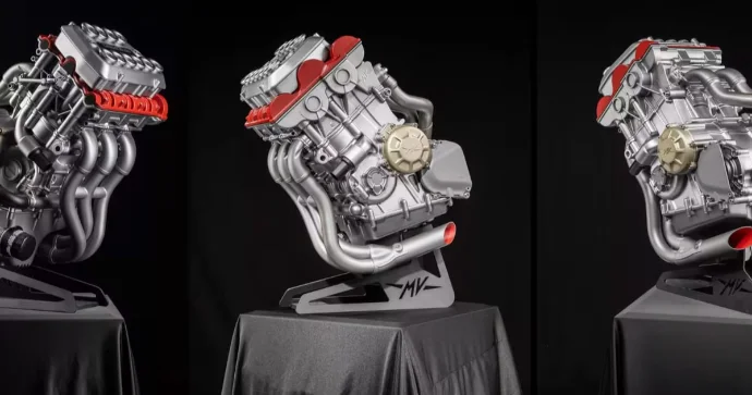 Dünyada ilk V5 mühərriki İkivallı FOTO