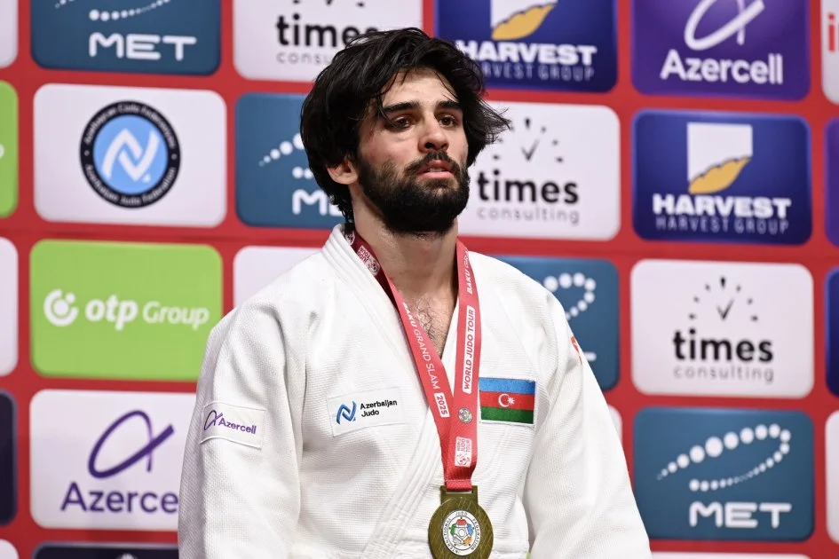 “Böyük Dəbilqə”: Cüdoçumuz qızıl medal qazandı FOTO