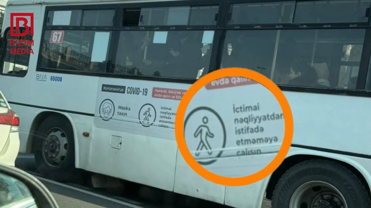 Sərnişinləri ictimai nəqliyyatdan istifadə etməməyə “ÇAĞIRAN” AVTOBUSLAR FOTOFAKT