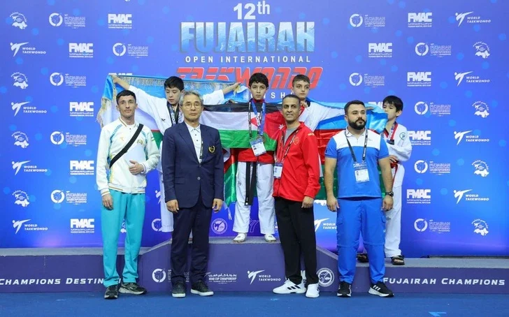 Юные азербайджанские тхэквондисты завоевали две медали на Fujairah Open в ОАЭ