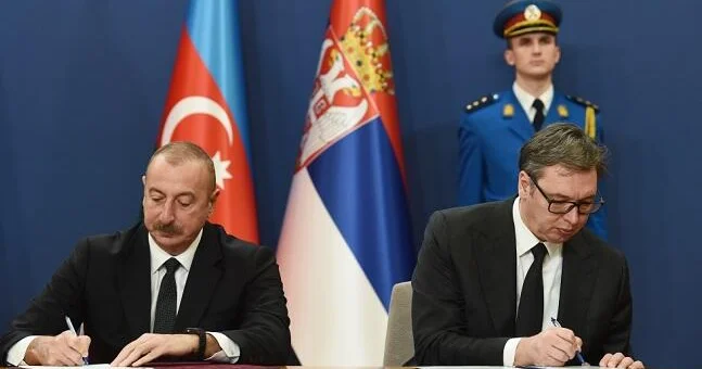 Azərbaycan Serbiya sənədlərinin mübadiləsi oldu
