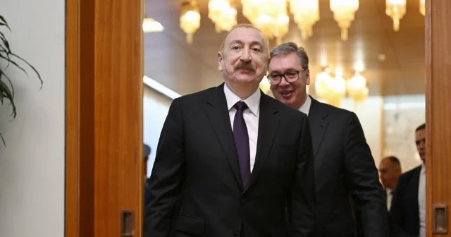 İlham Əliyevlə Vuçiç mətbuata bəyanatlarla çıxış edirlər