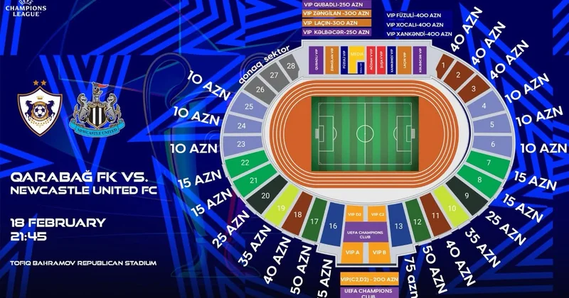 “Qarabağ”ın oyunu üçün bilet qiymətində artım var?
