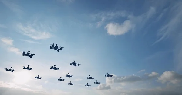 Moskvaya doğru DRONLAR uçur