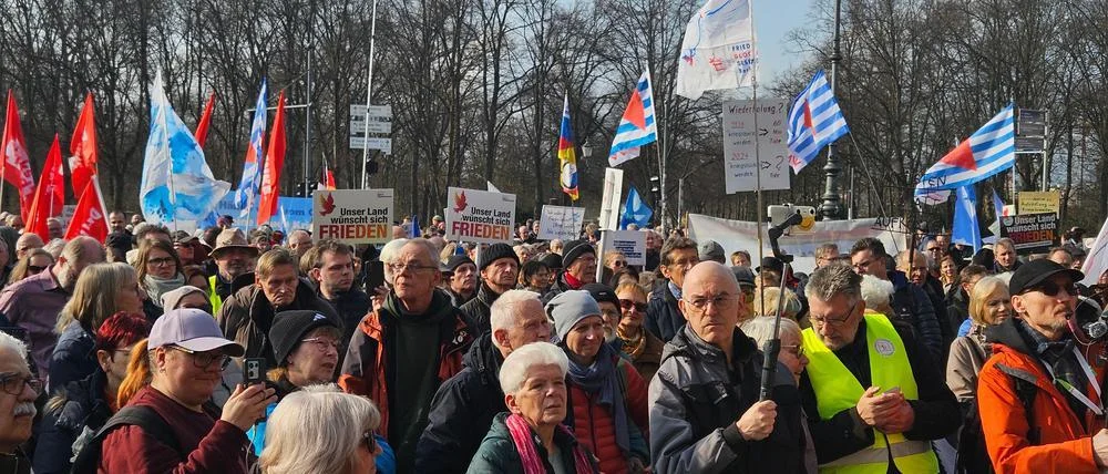 В Берлине проходит акция протеста