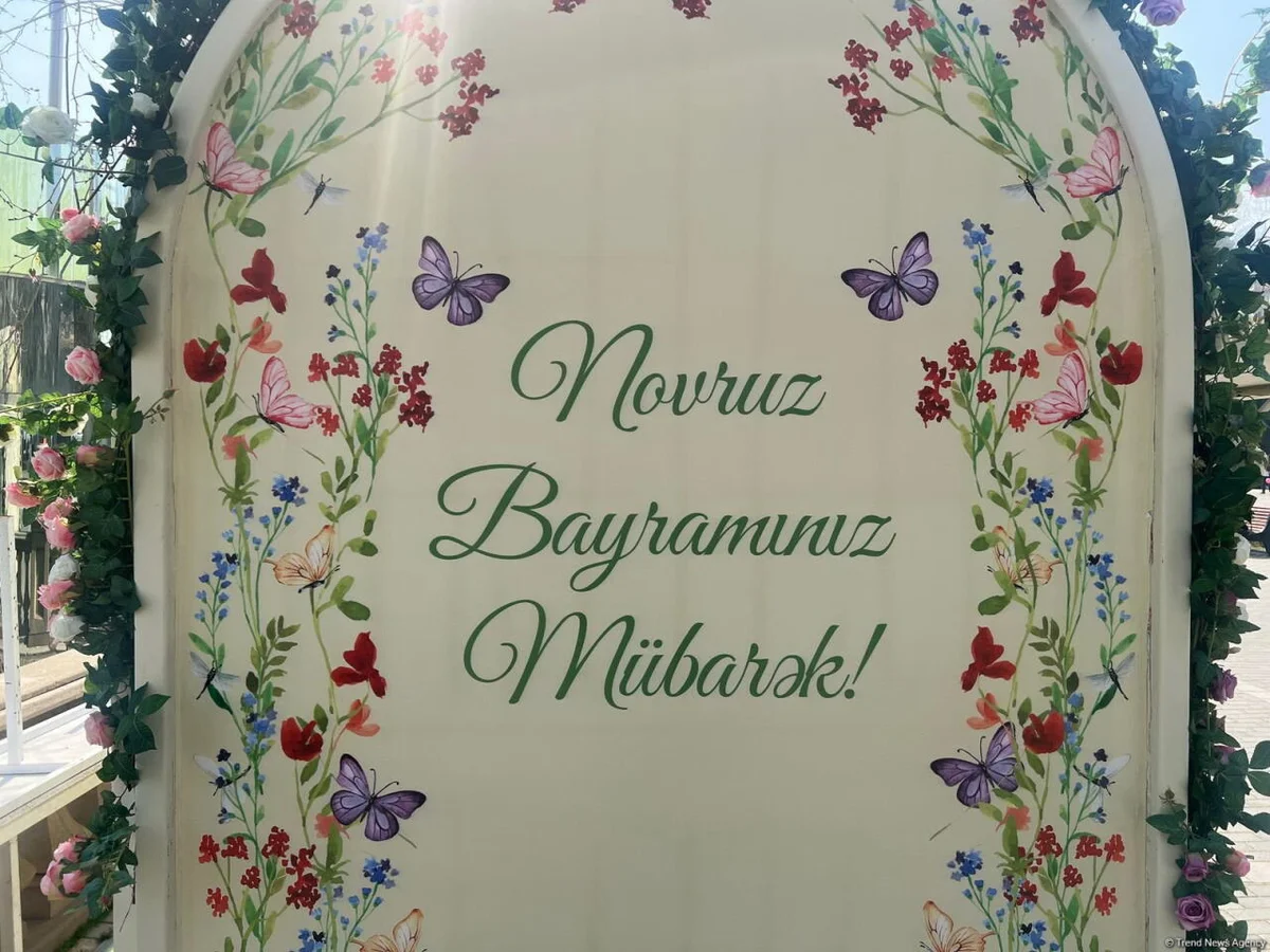 Bakı Bulvarında Novruz bayramıı yarmarkası təşkil olunub FOTO