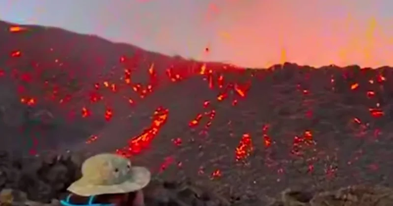 Эпичное извержение одного из самых активных вулканов в мире ВИДЕО
