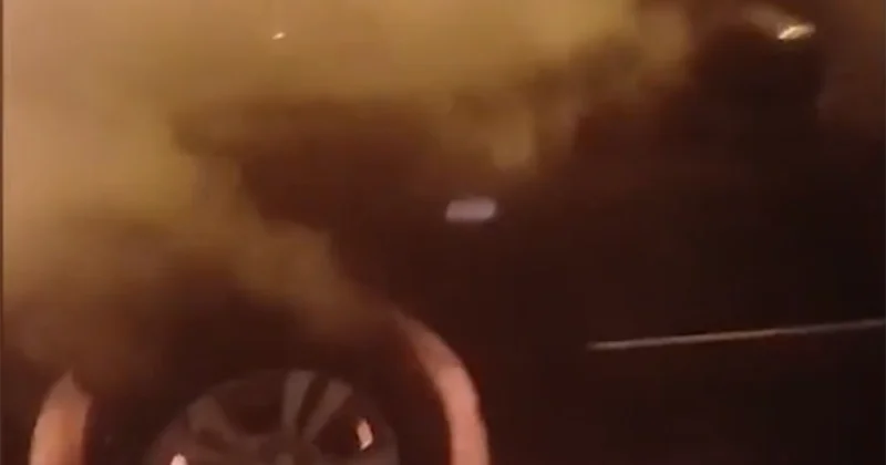Bakıda “Hyundai” alışıb yandı Video
