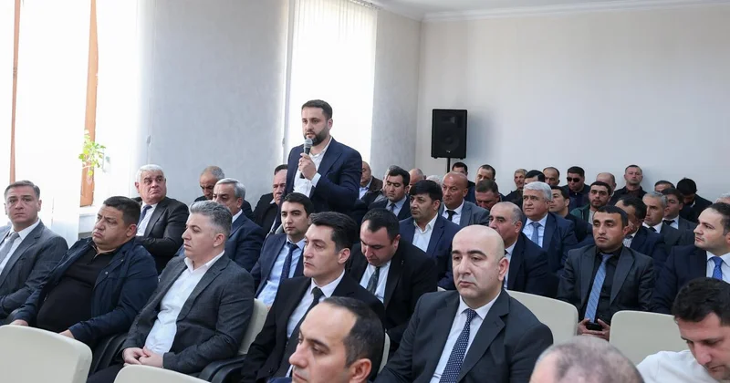 Oğuzda sahibkarlığın inkişafı və biznes imkanları müzakirə olunub FOTO