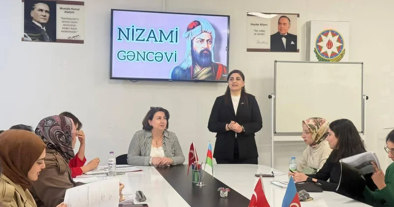 Böyük Azərbaycan şairi Nizami Gəncəviyə həsr olunmuş açıq dərs keçirilib