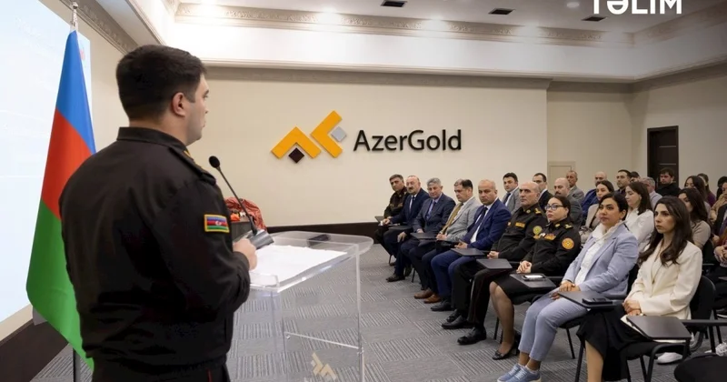“AzerGold”da fövqəladə hallarda davranış qaydalarına dair tədbir keçirilib FOTOLAR