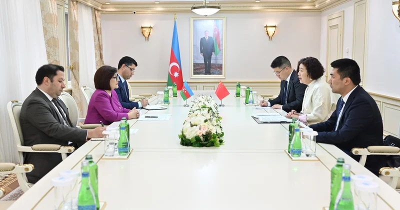 Sahibə Qafarova Çin Xalq Respublikasının ölkəmizə yeni təyin olunmuş səfiri ilə görüşüb