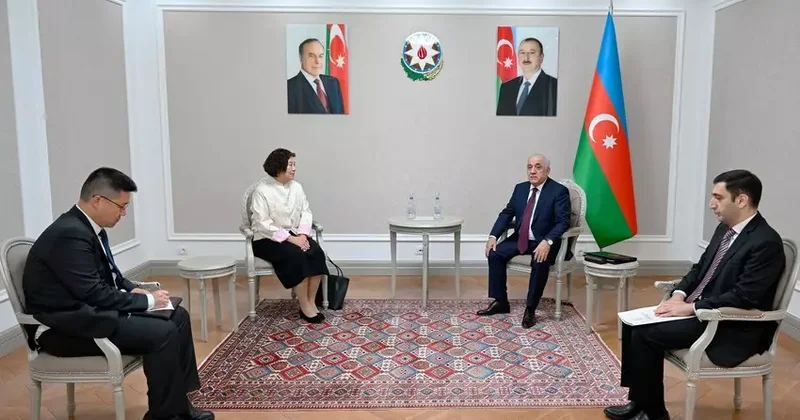 Əli Əsədov Çinin səfiri ilə görüşüb