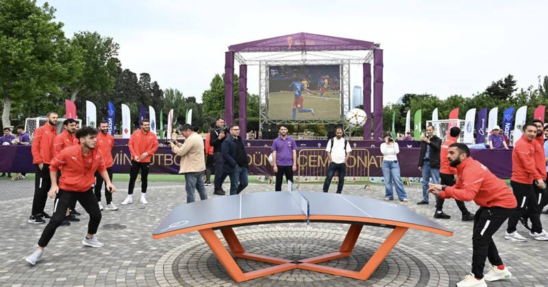 Dünya çempionatı ilə əlaqədar Dənizkənarı Bulvarda
