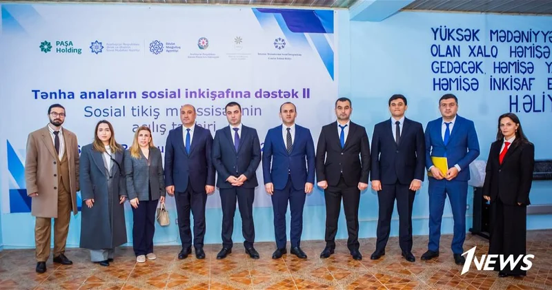 При поддержке PASHA Holding открылось новое социальное предприятие в рамках проекта Поддержка социального развития одиноких матерей
