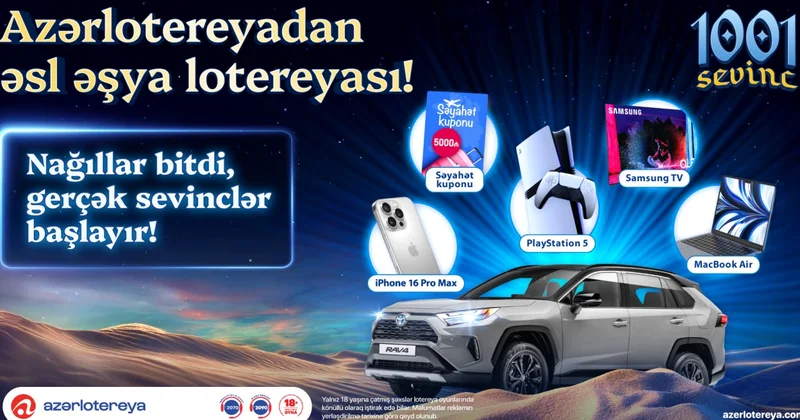 “Azərlotereya”nın “1001 Sevinc” əşya lotereyası başladı