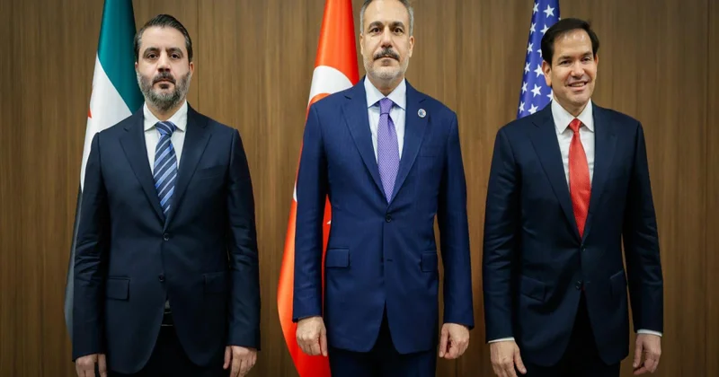 Türkiyə, ABŞ və Suriya XİN rəhbərlərinin görüşü olub