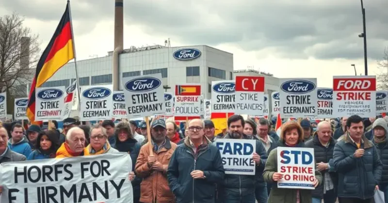 Almaniyada “Ford” işçiləri tətil edirlər