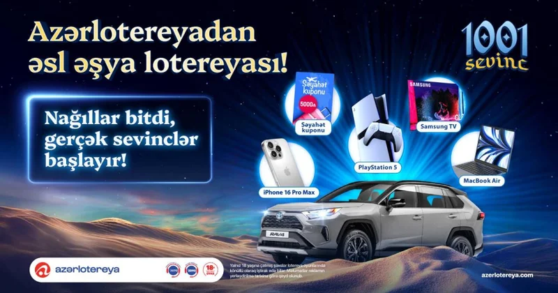 “Azərlotereya”nın “1001 Sevinc” əşya lotereyası başladı