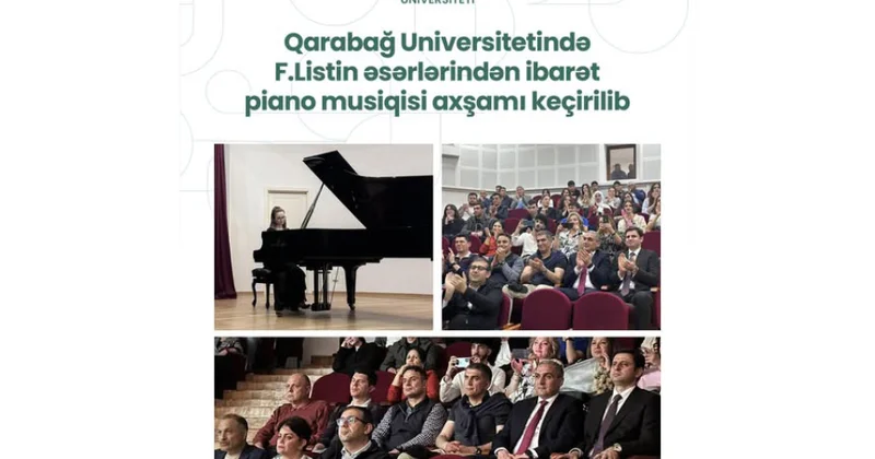 Qarabağ Universitetində macar bəstəkarın əsərlərindən ibarət musiqi axşamı keçirilib
