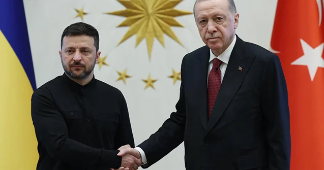 Ərdoğanla Zelenskinin görüşü oldu Video Yenilənib