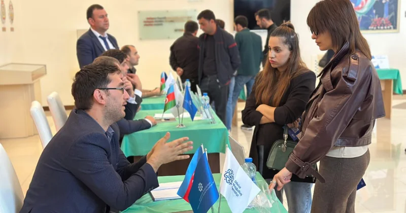 Sabirabadda keçirilən əmək yarmarkasında 100 ə yaxın vakansiya təqdim edilib