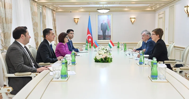 Sahibə Qafarova Macarıstan Milli Assambleyasının sədr müavini ilə görüşüb