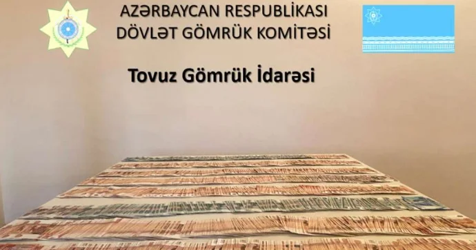 Milyonlarla rublu Azərbaycana qanunsuz keçirmək istədilər FOTO