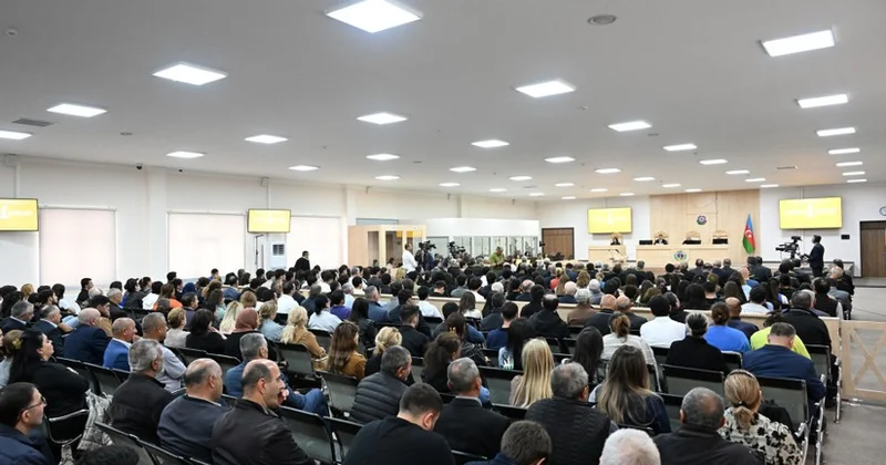 В Бакинском суде представлен видеоматериал, снятый во время оккупации села Зиланлы Губадлинского района и Зангилана