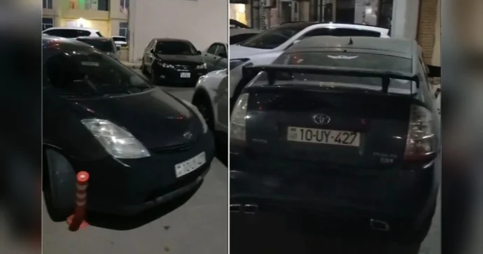 Prius lar bu binanın həyətinə qənim kəsilib VİDEO
