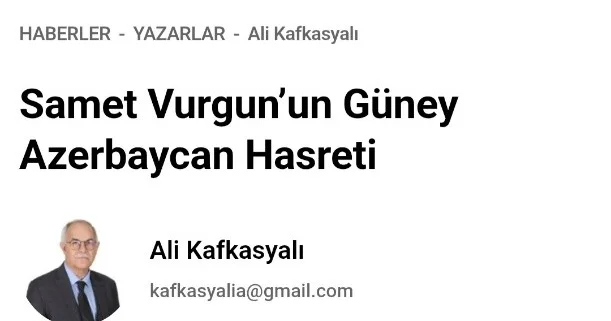 Səməd Vurğunun Güney Azərbaycan həsrəti