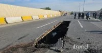 Magistral yol çökdü, Bakıya giriş bağlandı