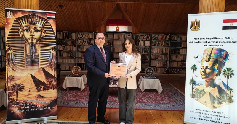Qədim Misir svilizasiyasına aid firon geyimləri, eksponatlar və bəzi materiallar təqdim edilib