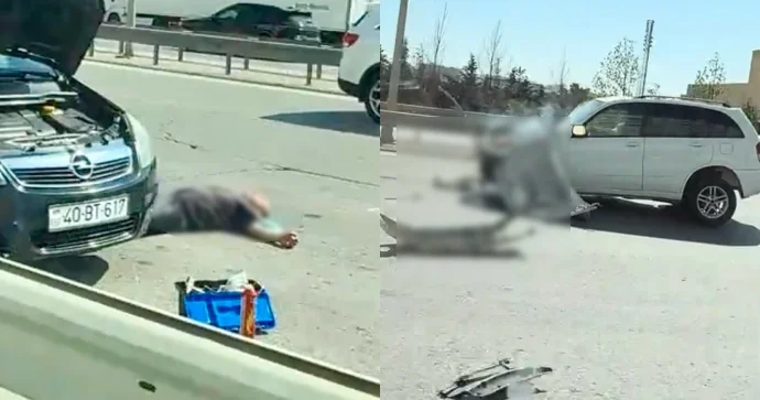 Xırdalanda ağır qəza: “Chery” avtokarla toqquşdu, bir nəfər öldü VİDEO