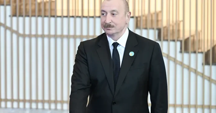 İlham Əliyev təməlqoyma mərasimində iştirak etdi FOTO
