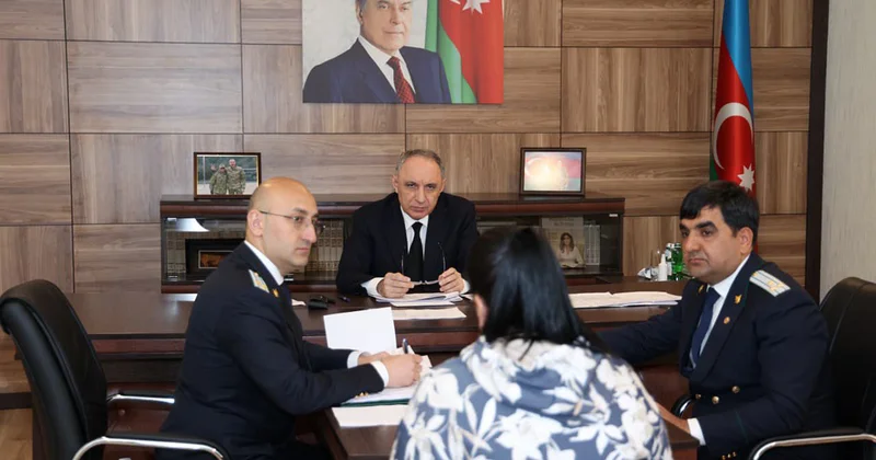 Baş prokuror Masallıda qəbul keçirdi Foto