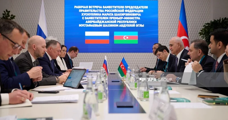 Şahin Mustafayev Rusiya hökümətinin sədr müavini ilə ikitərəfli məsələləri müzakirə edib