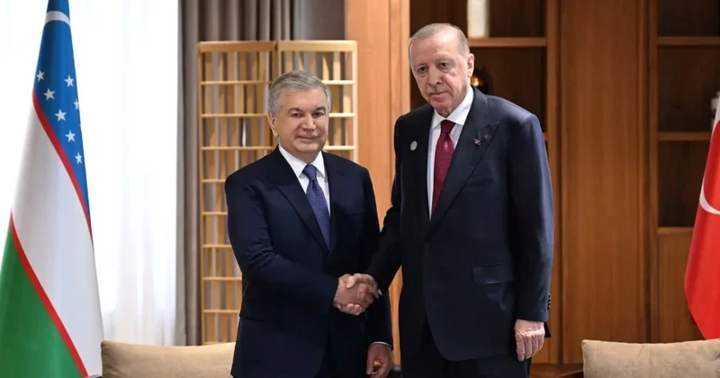 Mirziyoyev və Ərdoğan strateji tərəfdaşlığın inkişafını müzakirə ediblər