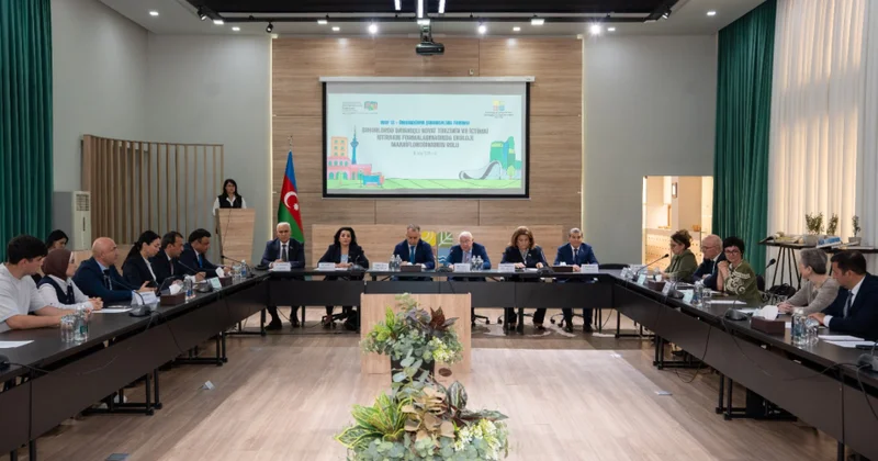 “Şəhərlərdə dayanıqlı həyat tərzinin formalaşmasında ekoloji maarifləndirmənin rolu” dəyirmi masa