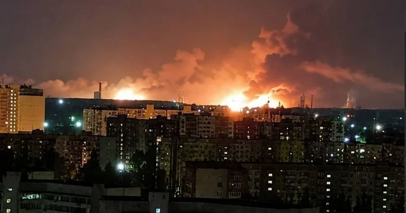 Ukrayna Kiyevə hücumun intiqamını belə aldı VİDEO