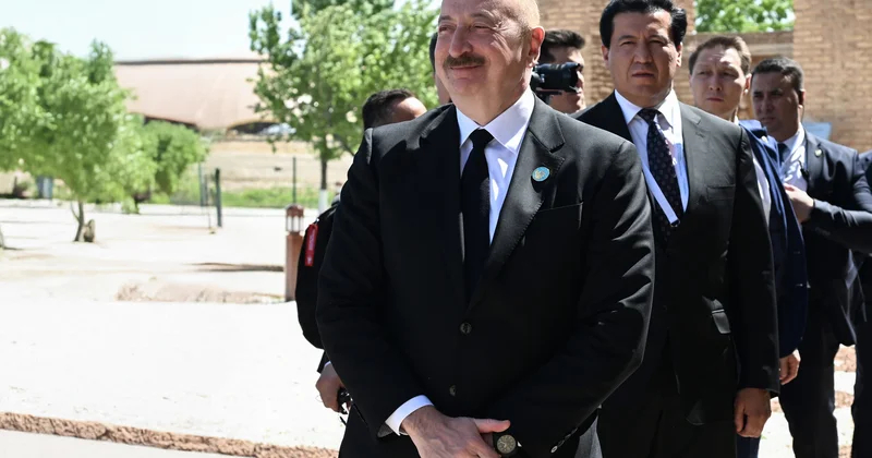 Prezident Qazaxıstan səfərindən videoçarx paylaşdı