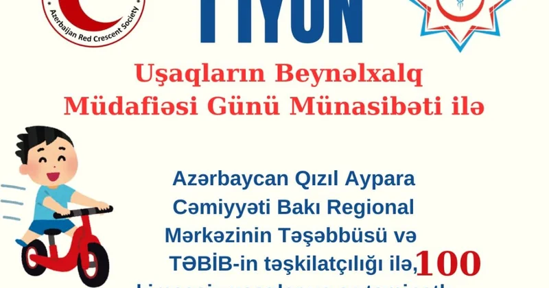 100 kimsəsiz uşaqlar və az təminatlı ailələrin övladları üçün sünnət aksiyası..