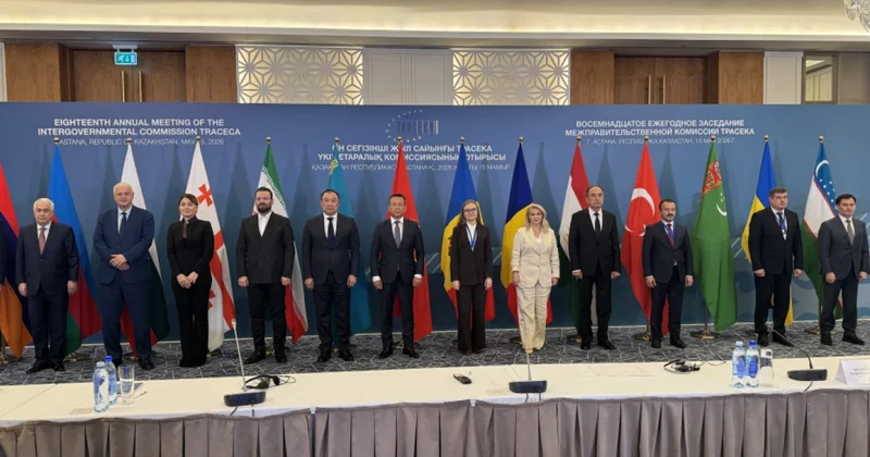 Astanada TRACECA Vahid Tranzit İcazəsi Sazişi imzalanıb FOTOLAR